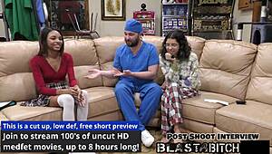 solana's shaved pussy gets face fucked hard twice exploding with huge creampies!!