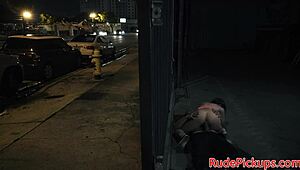 spex petite teen picked up and hardfucked rough outdoors in public bondage