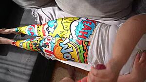 Caught Stepsister Masturbating Tore Leggings Fucked Big Ass