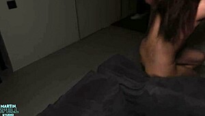 this skinny 18+ teen's tight pussy has me scared i'll break her rough riding me