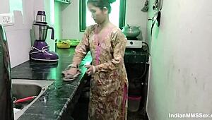 young indian couple fucks rough with creampie and dirty hindi talk