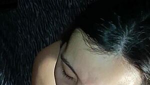 😘 asian cutie sucks cock deep before bed fuck and facial cumshot pov homemade fun 💦🍆