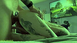 morning quickie temptation: blowjob into doggystyle bliss