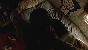 stepdad sneaks erect cock rub while princess scrolls tiktok