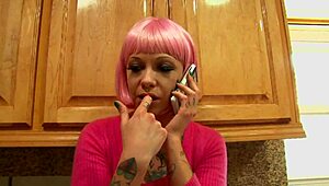 tattooed teen sparky sin claire bends for black stud's monster cock in her tight ass 🍑💦