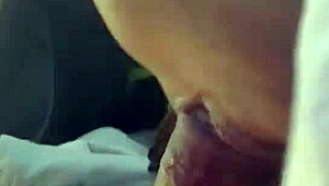 big black monster cock explodes nuts deep in her eager mouth