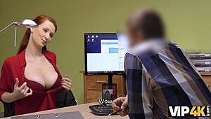 vip4k isabella trades shaved pussy doggy fuck for huge loan casting