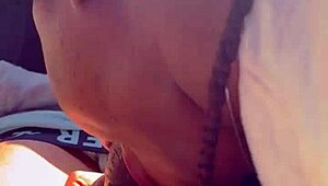 big black monster cock explodes nuts deep in her eager mouth