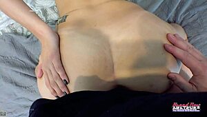 Brunette Shelly Swallows Cum After Mouth Pussy Pounding