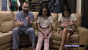 Angel Santana's 2022 Checkup Reveals Shaved Pussy and Big Tits