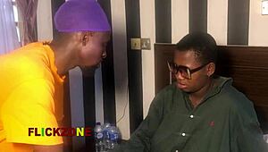 check out this naked blind ebony lady's big natural tits and oiled huge ass up close