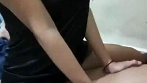 Indonesian Babe with HUGE Smooth Tits Gets NGENTOT Hard!