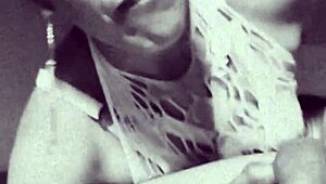 Drooling tongue worships Cody Roy's beast cock