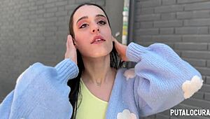 Torbe catches pretty skinny Spanish Briseida Myers in Putalocura