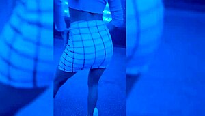 Brunette Teen Deepthroats Chokes in Uber After Party Cum in Mouth