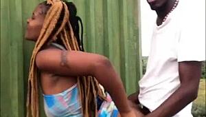 Watch ebony couple rip clothes for huge cock doggystyle creampie and screaming wet pussy compilation