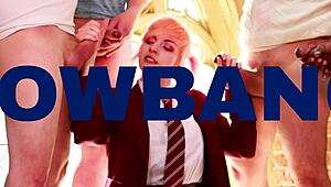 uhh college girls do homework handjobs and blowbangs in vol one party cum fest