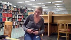 webcam girl in library masturbates sexy watch part 2 on ladysextreme com