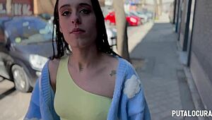 Torbe catches pretty skinny Spanish Briseida Myers in Putalocura