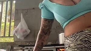 married woman live in tiny clothes almost nude