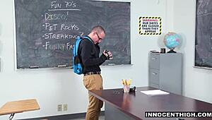 mercedes carrera's uniform blowjob hides hardcore pounding