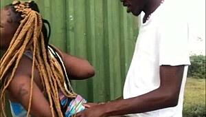 Watch ebony couple rip clothes for huge cock doggystyle creampie and screaming wet pussy compilation
