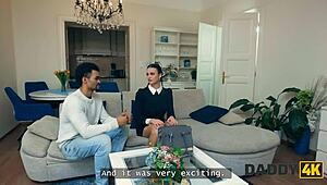 wednesday cheats on boyfriend riding big black cock like slutty pigtail teen