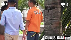 veronica rodriguez delivers hidden chubby sloppy blowjob