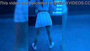 Brunette Teen Deepthroats Chokes in Uber After Party Cum in Mouth