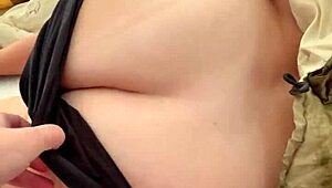 Woke stepsis in tent for juicy ass doggy creampie pounding!