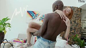 Hot skinny teen chloe 18+ rides akilles black monster cock anal gaping pee drink