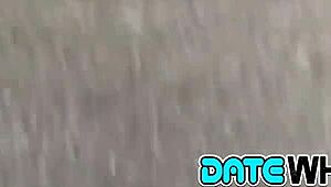 curious amateur blonde kiki spots a random dude in public and they fuck outdoors doggystyle with her natural tits bouncing