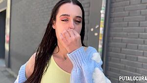 Torbe catches pretty skinny Spanish Briseida Myers in Putalocura