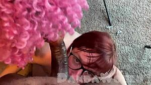 Ebony Slut Shares Sloppy BJ and Titty Fuck with Fat PAWG BBW in MFF Threesome