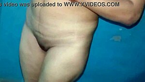 Standing fuck cute wife after hot kissing