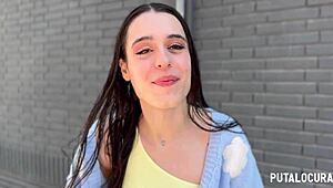 Torbe catches pretty skinny Spanish Briseida Myers in Putalocura