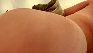 Woke stepsis in tent for juicy ass doggy creampie pounding!