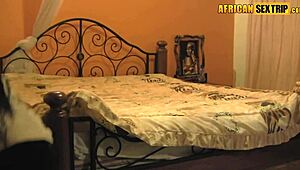 Tourist'S Monster Cock Pounds Bent-Over Ebony Queen Doggy Style Hardcore