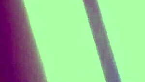 Blonde student moans loud while masturbating in red lingerie pov!