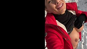 She presents her tattooed mature breasts for close pov worship