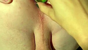 gf spreads asshole gapes wide with buttplug doggystyle for me