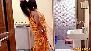 desi bhabhi's holi romp bent over doggystyle with devar quickie group fun on ranch