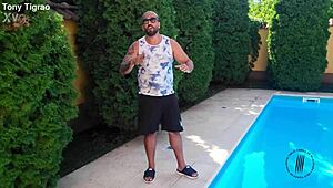 Curvy Brazilian Juju Meirelles rides big cock bent over doggystyle