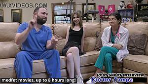 Daisy Bean gets humiliated in Tampa nurse exam backstage.