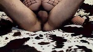 Amateur couple shares homemade pov moments with mature wife and big cock