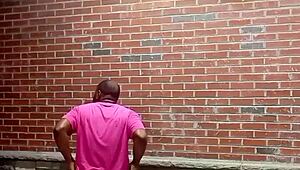 she dances teasing slow stripping clothes off backwards in hot weather just for you