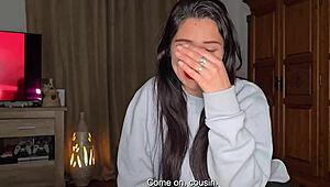 mi amiga ninfómana always hunts my cock for her pleasure... i cum and leave it in her mouth