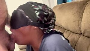 Interracial slave gags on sloppy pukey facefuck