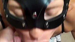 hey naughty maid in stockings and heels bent over kitchen counter for doggystyle pounding while cooking