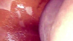 Bent over this monster cock doggystyle feels so good